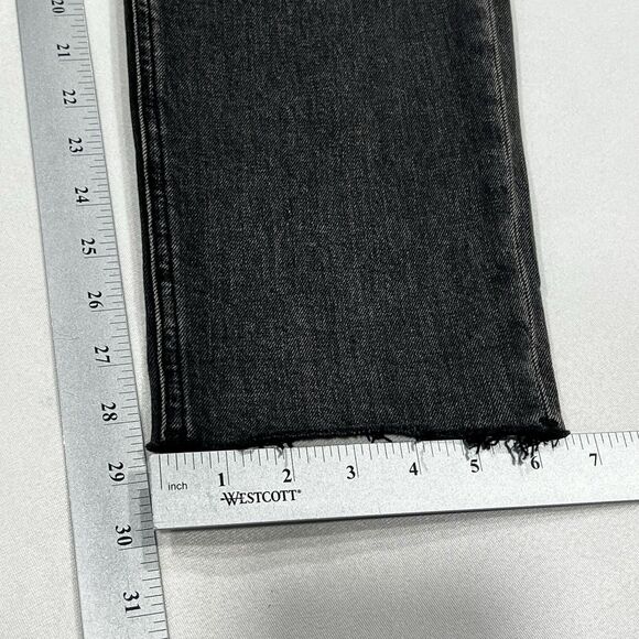 Rag‎ & Bone Jeans Women Gray Distressed Slim Fit Raw Hem Denim Sz 30 (34X28.5) - Picture 13 of 14
